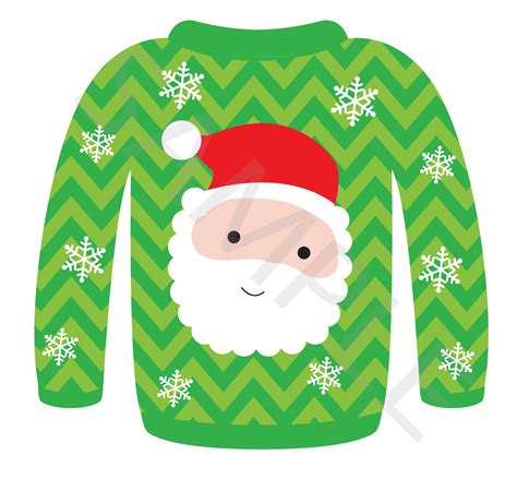 Colorful Ugly Christmas Sweater Clip Art Set In A Png Format Personal