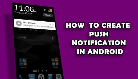 Push Notification In Android Gadgets For T