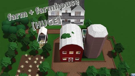Farm Farmhouse Huge Roblox Bloxburg Youtube