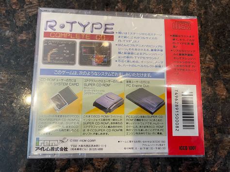 Pce Works R Type Complete For The Turbo Grafx Pc Engine Super Cd Rom In U S Ebay