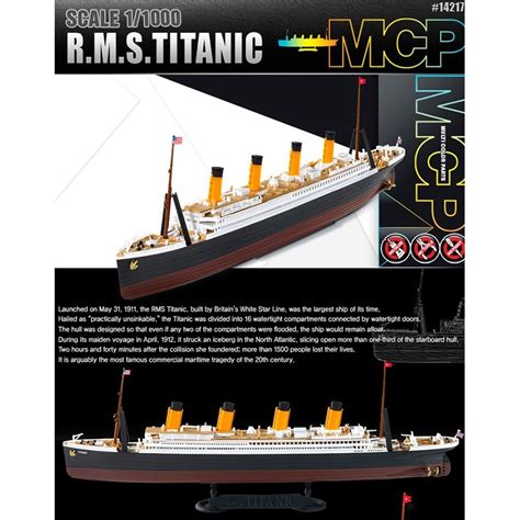 Academy 14217 Rms Titanic Mpc Snap Kit