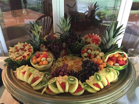 Chef Ed Really Knows How To Create A Beautiful Fruit Display