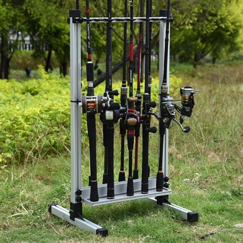Portable Ultralight Aluminum Alloy Fishing Rod Rack For All Type Fishi