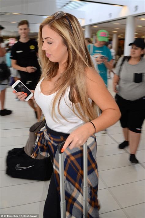 Geordie Shores Holly Hagan Flaunts Her Ample Assets As She Departs