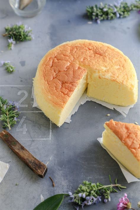 Fluffy And Light Japanese Cheesecake Simple But Yum Recipe Japanese Cheesecake Japanese