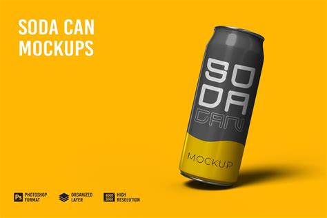 Soda Can Mockup Graphic By Apriandy85 · Creative Fabrica