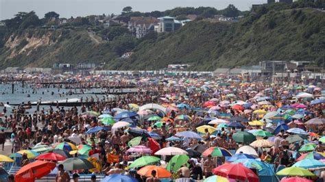 Bournemouth Beach Major Incident As Thousands Flock To Coast Bbc News