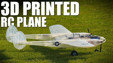 3d Printed Airplane P 38 Lightning Flite Test Youtube