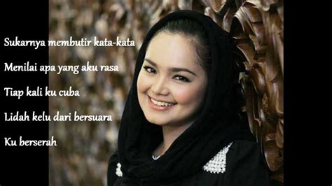 Lirik Lagu Dato Siti Nurhaliza Percayalah