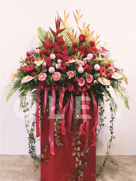 Send best wishes message to your company or partner in. Opening Flowers in KL | Olea Florist Free Delivery within ...