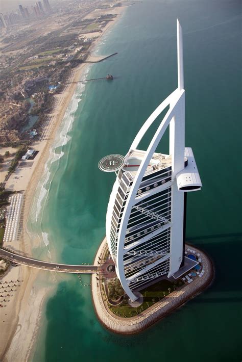 Burj Al Arab Hotel Dubai United Arab Emirates Architecture Landmark
