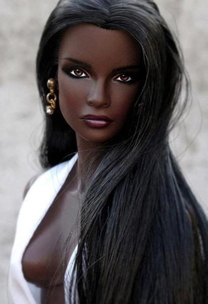 Beautiful Dark Skinned Doll Black Barbie Black Beauties Barbie