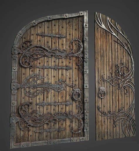 Pin By Палай Николай On Художественная Ковка Medieval Door Rustic