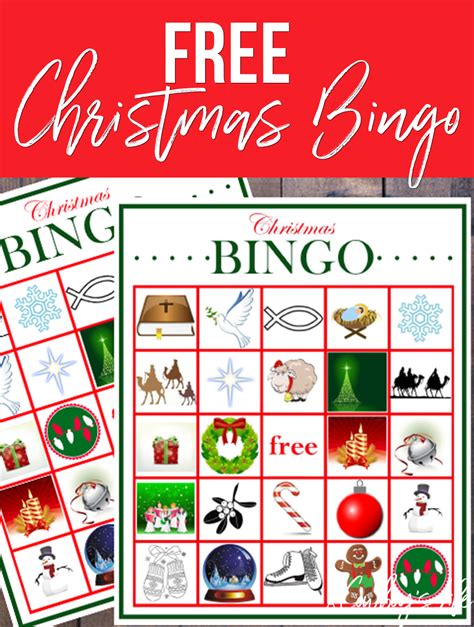 Free Printable Christmas Bingo A Cowboys Life