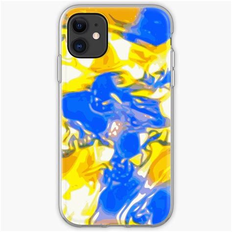 Divine Royalty Blue Gold And White Abstract Swirls Iphone Case