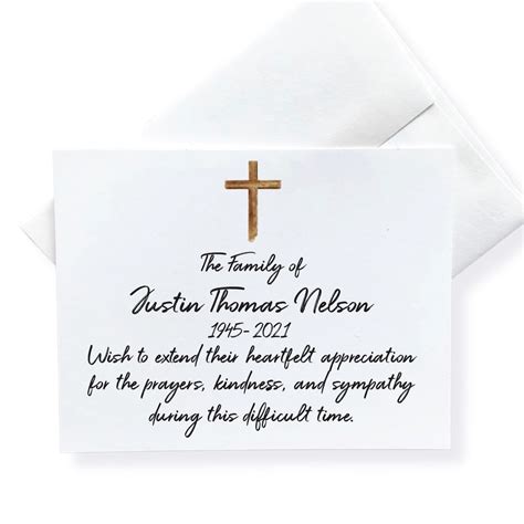 Religious Thank You Cards For Funeral Catholic Funeral Etsy