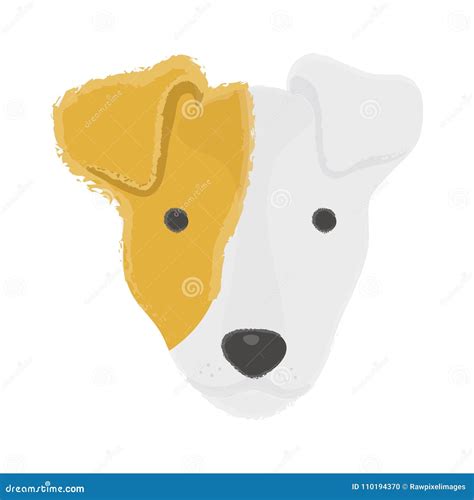 Illustration Of Pet Dog S Face Stock Illustration Illustration Of
