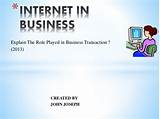 Images of Role Of Internet In Management Information System
