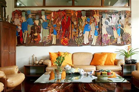 A Modern Bahay Kubo Filled With Eclectic Art And Sculpture Eclectic