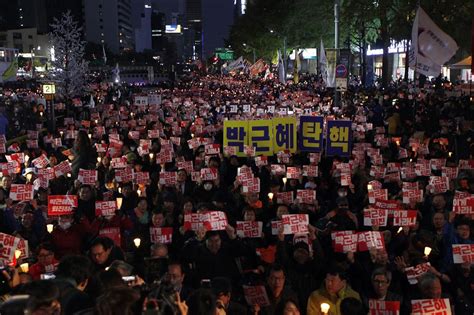 Protesters Take To Seoul Streets To Demand President Parks Ouster Cnn