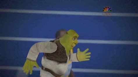 Shrek Runs The 100m Sprint In 958 Seconds Youtube