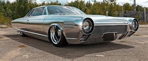 Chrysler Turbine Car Supersonic Makeover Shows Chopped Roof In Sleek