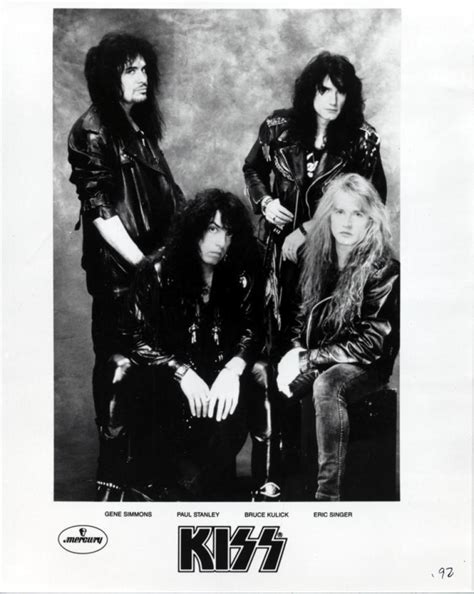 Kiss Vintage Concert Photo Promo Print 1992 At Wolfgangs