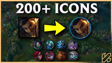 156 Champions All League Of Legends Champion Icons Youtube