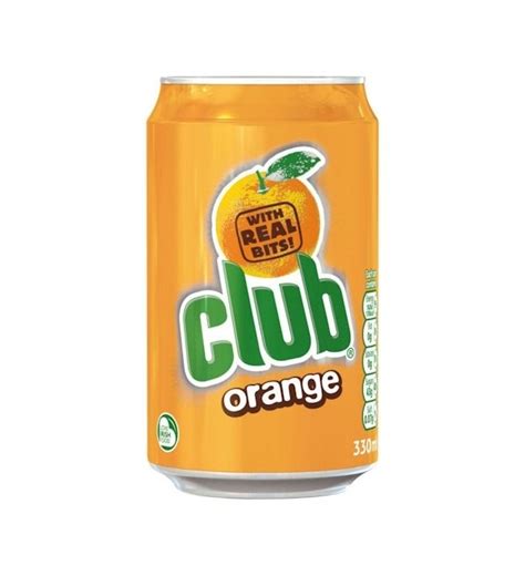 Club Orange Soft Drink 330ml At