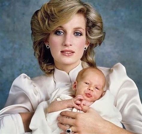 Princess Diana And Her Newborn Son 1984 Oldschoolcool