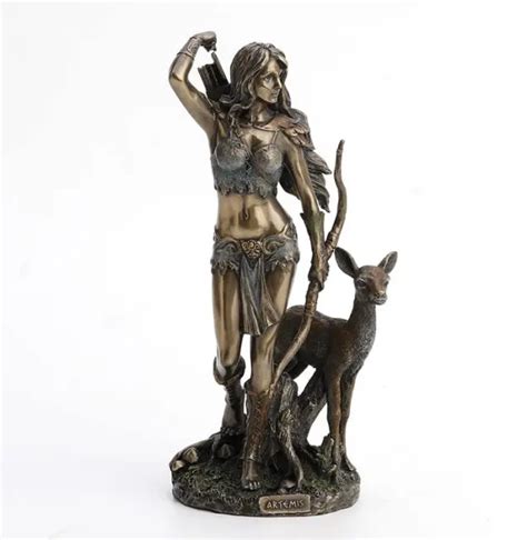 ARTEMIS STATUE SCULPTURE Greek Goddess Of The Hunt Inches Tall NEW Save PicClick