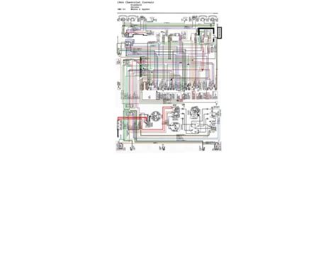 1960 1964 Chevrolet Corvair Color Wiring Diagram Tradebit