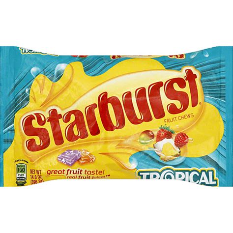 Starburst Tropical Fruit Chews Jelly Beans And Fruity Candy Foodtown