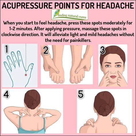 Acupressure Points For Headache Findingnaturalcures When You Start To
