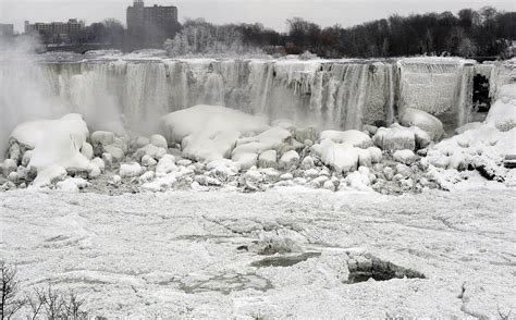 Polar Vortex Turns Niagara Falls Into Frozen Wonderland Cataratas Del Niagara