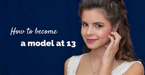 Wide range of certification courses in several niches. How to Become a Model at 13: Tips to start Modeling Career - WiseStep