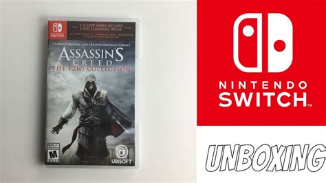 ASSASSINS CREED THE EZIO COLLECTION NINTENDO SWITCH GAME UNBOXING YouTube