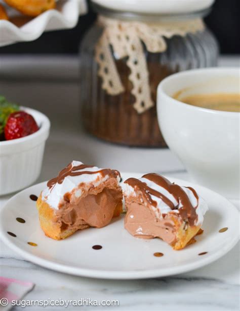 Nutella Cream Puffs Recipe Delicious Cream Nutella Cream Puff Cream Puffs