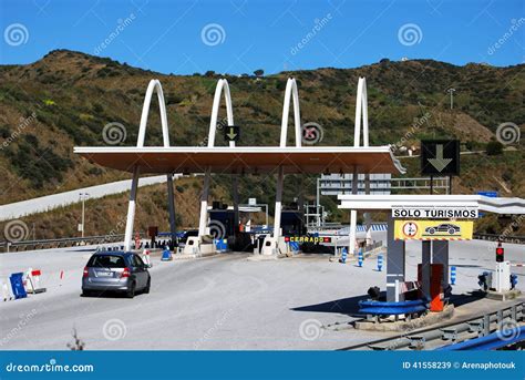 Spanish Toll Plaza Andalusia Spain Editorial Stock Image Image