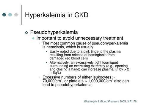 Ppt Management Of Hyperkalemia In Ckd Patients Powerpoint