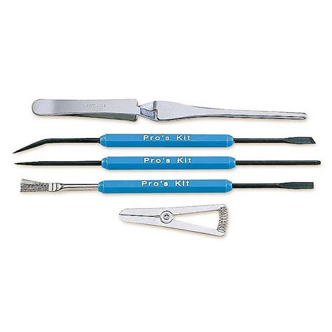 Solder paste is great for instances where it's easier to use a hot air gun than a microsoldering pencil or micro tweezers. 5Pc Soldering Tool Kit