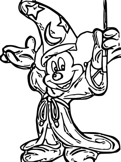 Disney movie ratatouille explains it the best. Magic Mickey Mouse Coloring Pages | Wecoloringpage.com