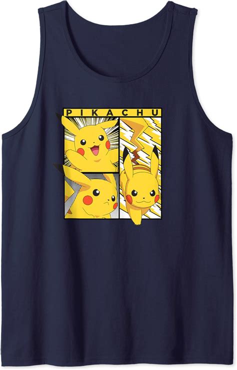 Pokemon Pikachu Tank Top Clothing Shoes And Jewelry