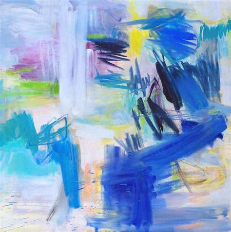 Iguaçu By Trixie Pitts Large Abstract Oil Painting On