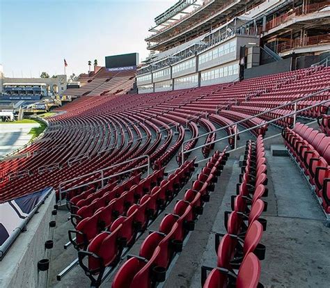 Los Angeles Memorial Coliseum With Solara Stadium Chairs Manufactured