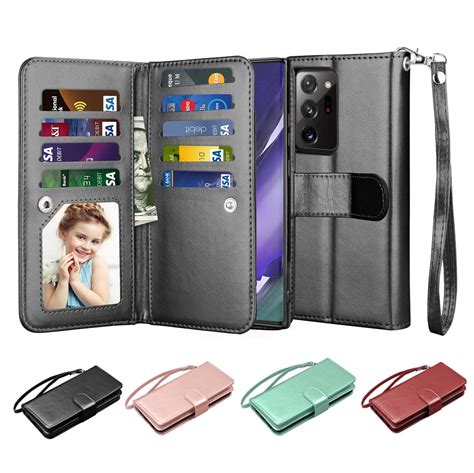 Galaxy Note 20 Ultra 5g Case Wallet Njjex Luxury Pu Leather Wallet