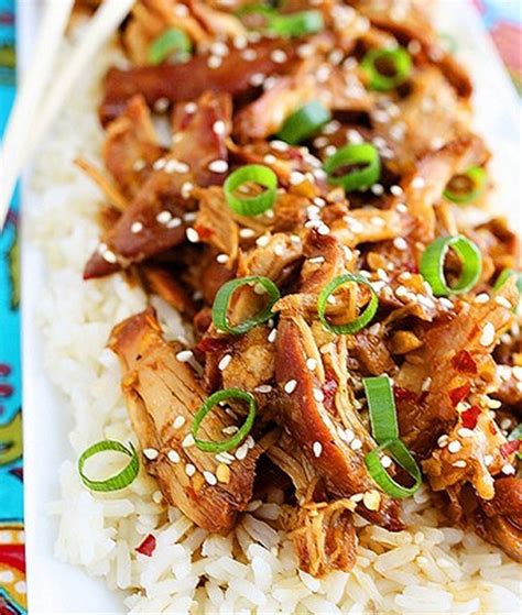 2 chicken breast halves 1 can cream of chicken you can use your own homemade biscuit recipe for canned if you prefer. Crock Pot Honey Sesame Chicken recipe | Chefthisup