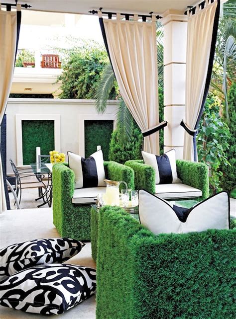 Faux Grass Chairs Contemporary Deckpatio