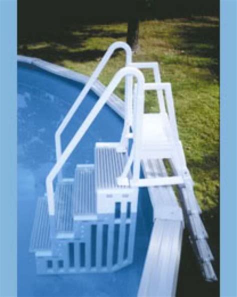 Confer Entry Ladder System Above Ground Pool Steps New Pool Ladder