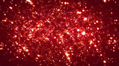 Abstract Deep Red Particles Glitter Background Motion Graphics Videohive
